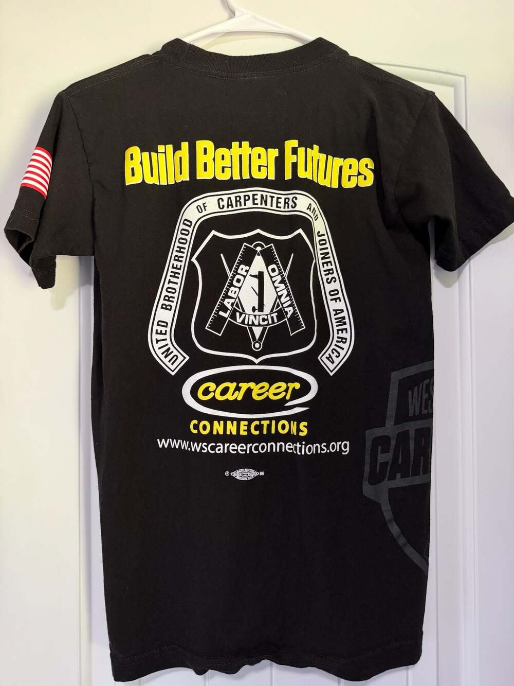 Bayside Western States Carpenters Build Better Futures T-Shirt Small